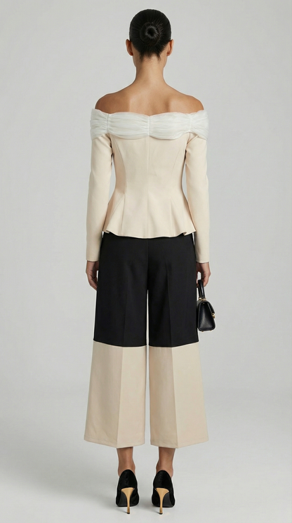 Cote - Wide Leg & High Waisted Casual Trousers