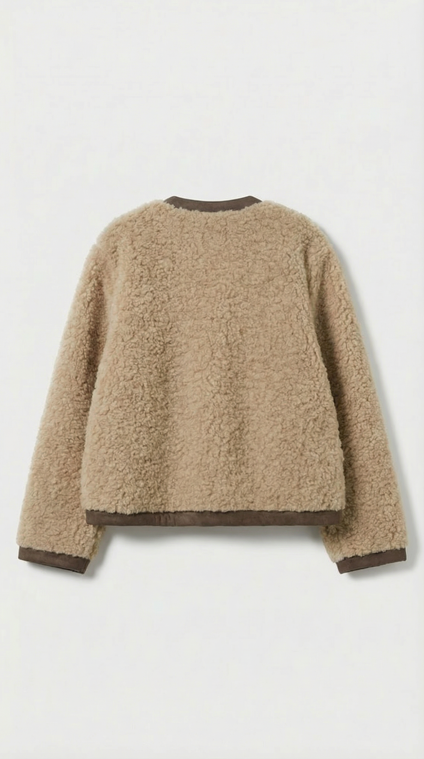 Mire - Vegan Fur Short Jacket Brown