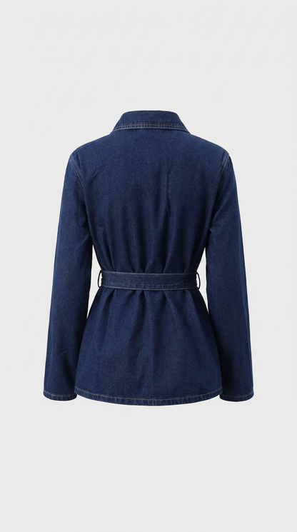 Tala - Vintage Loose Look Belted Denim Set