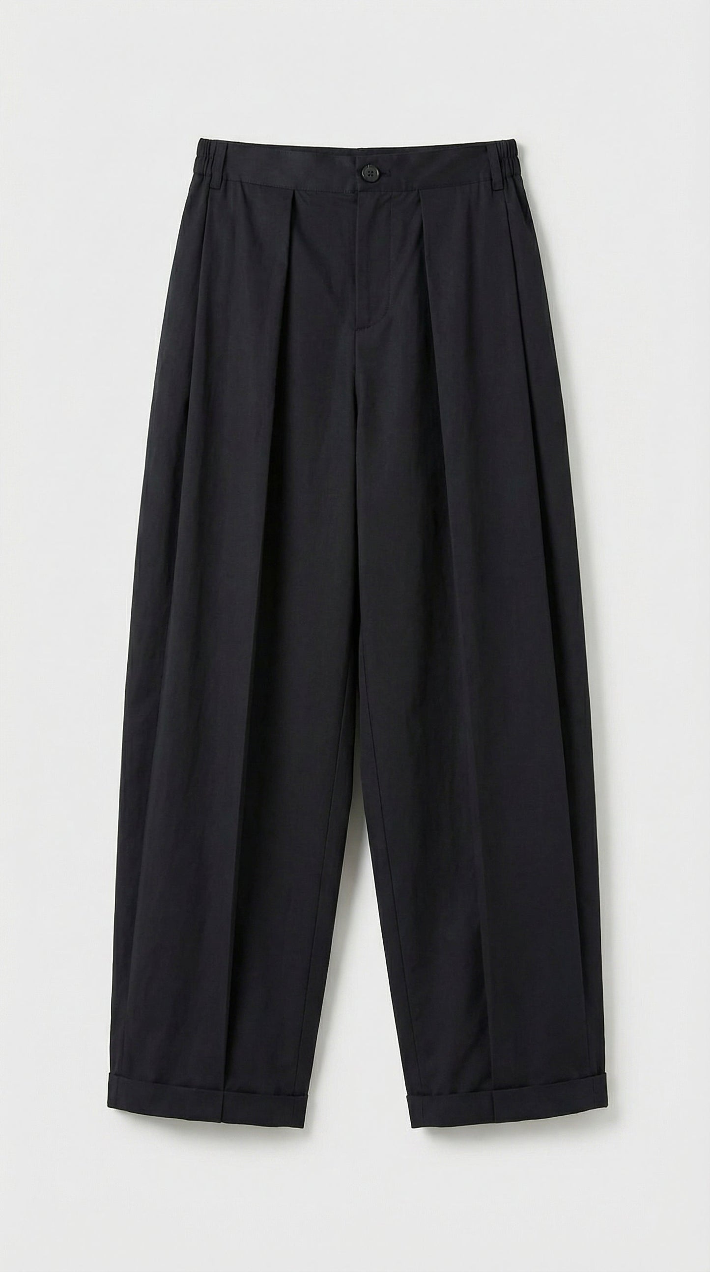 Nemi - High-Rise Flare Pants Black