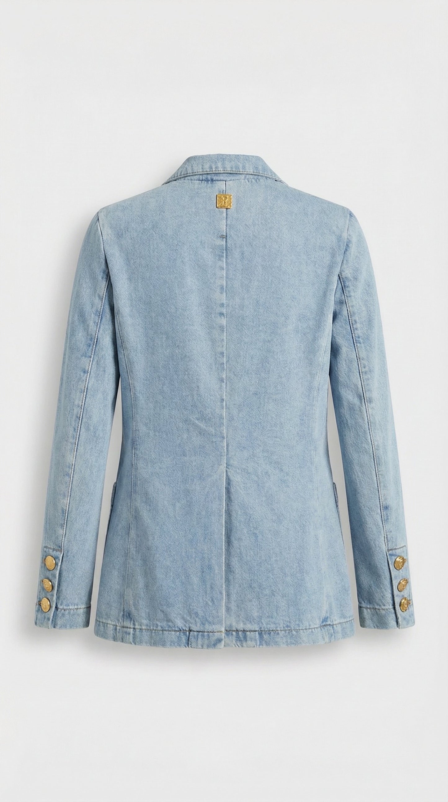 Lena - French Style Denim Blazer