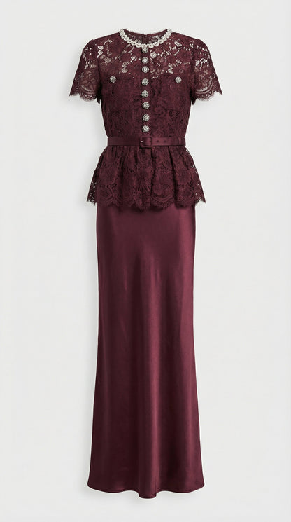 Niva - Royal Beaded Evening Dress