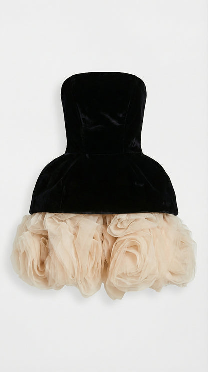Sena - Handmade Velvet with Rose Accents Mini