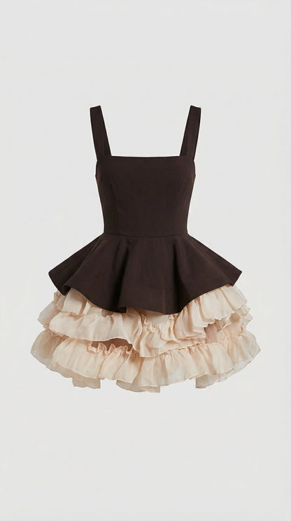 Tira - Timeless Contrast Satin Mini