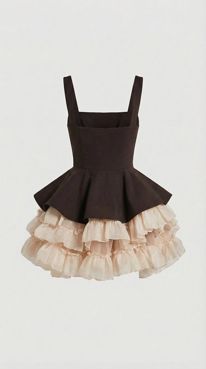 Tira - Timeless Contrast Satin Mini
