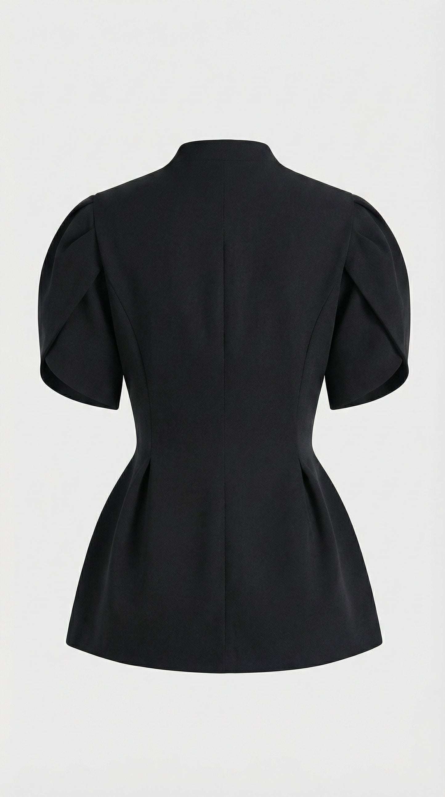 Livo - Puff-Sleeve Black Set
