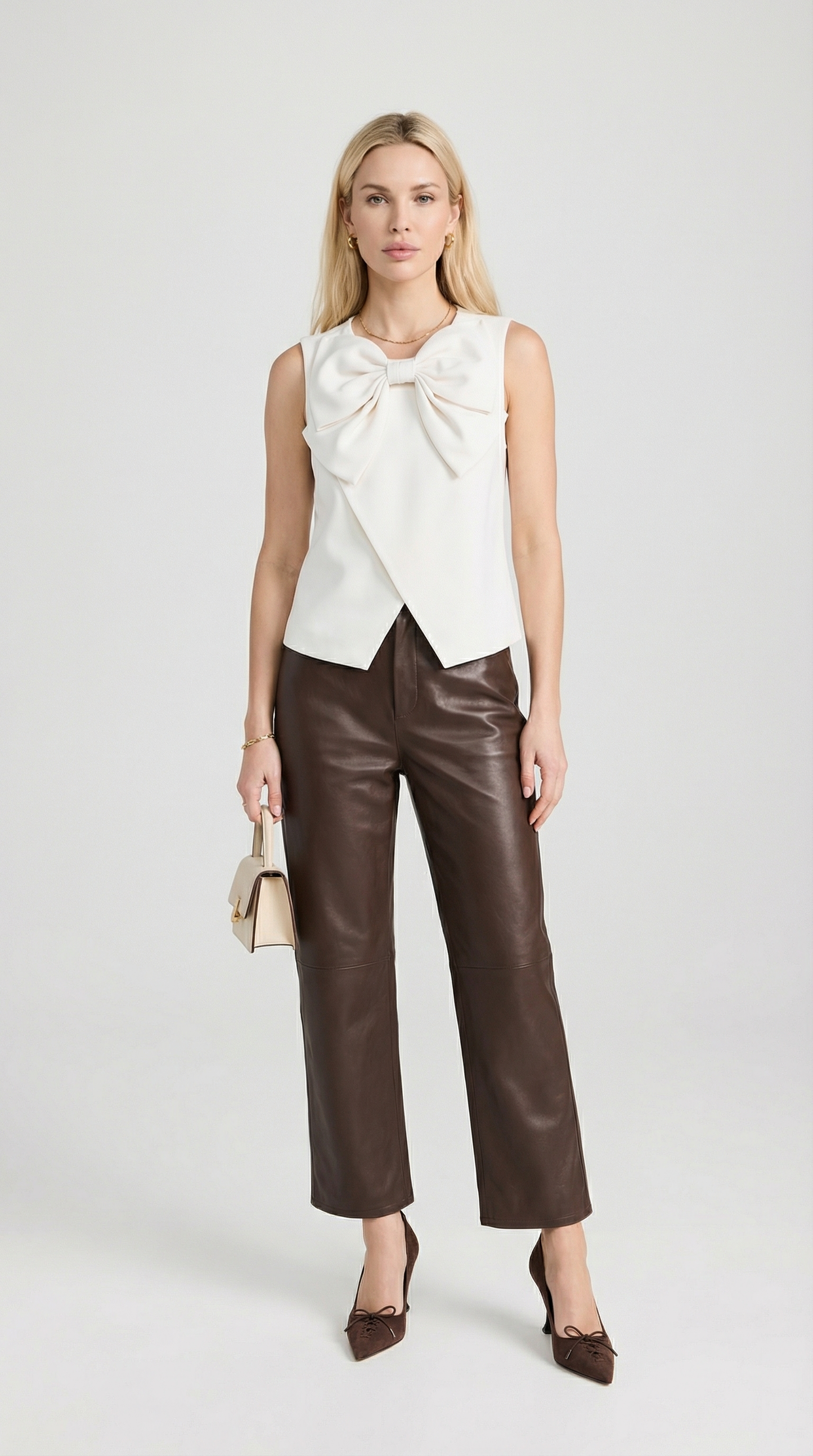 Seni - Sweet Bow Sleeveless Vest