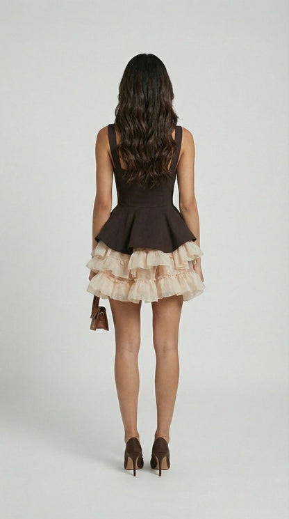 Tira - Timeless Contrast Satin Mini