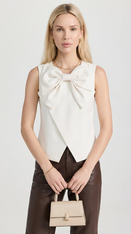 Seni - Sweet Bow Sleeveless Vest