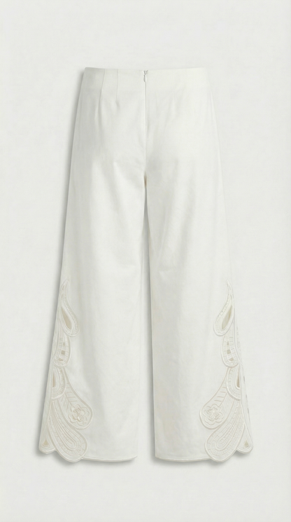 Nuro - Embroidered Eyelet Two-Piece Set