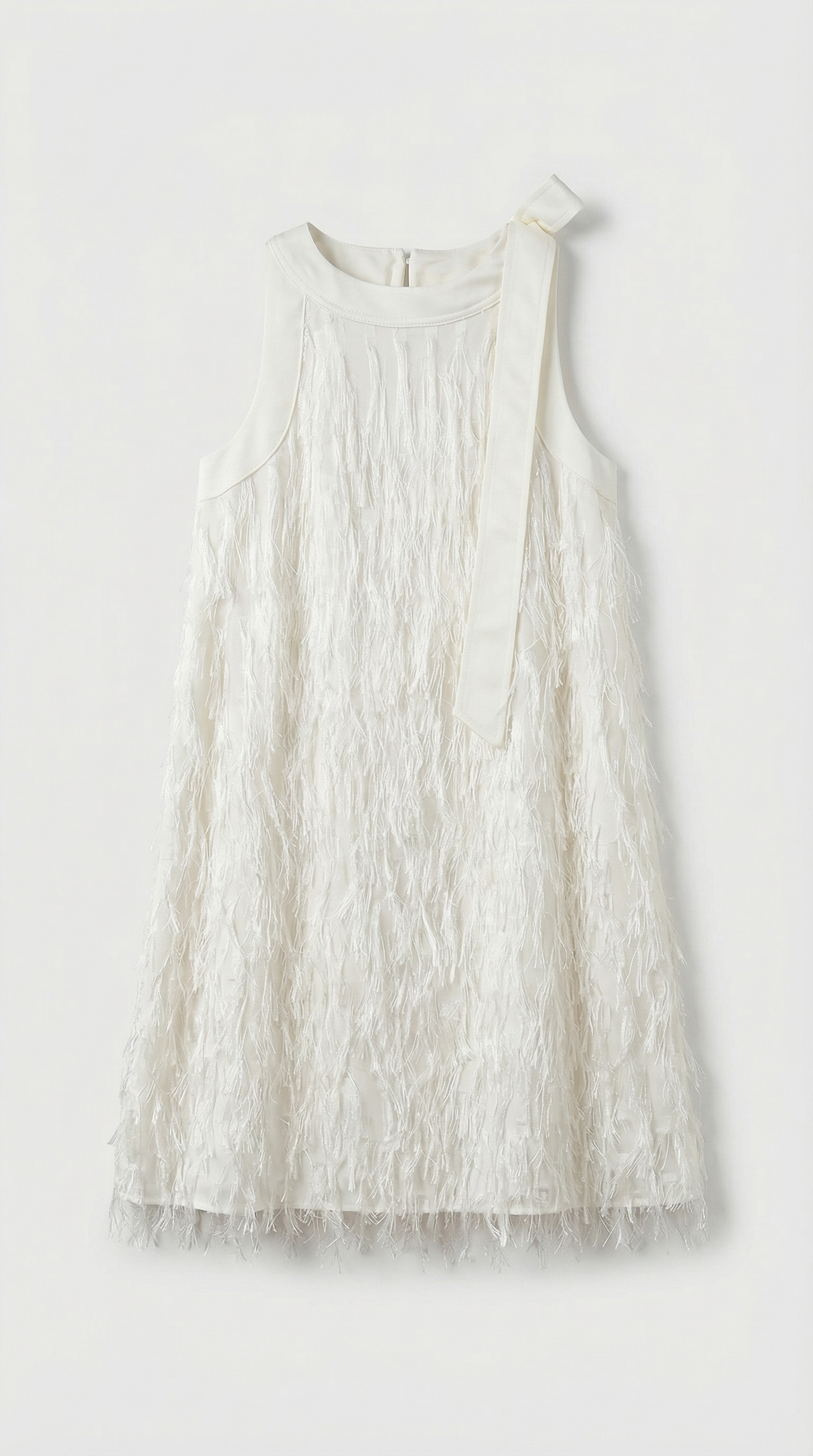 Ery - Fringed Sleeveless Party Dress