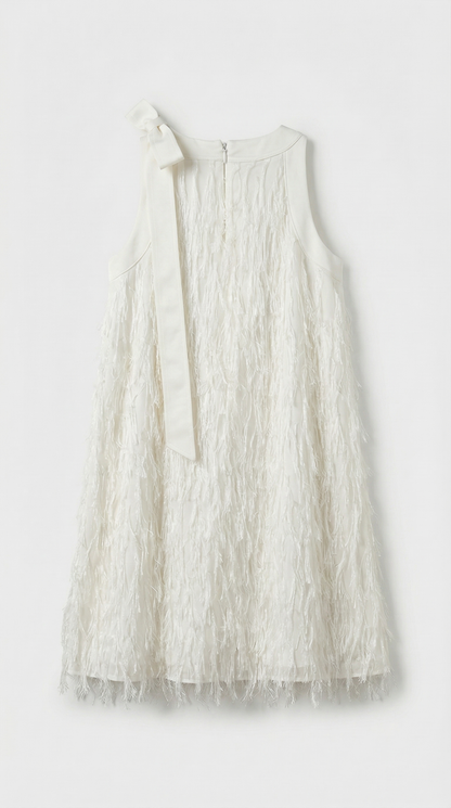 Ery - Fringed Sleeveless Party Dress
