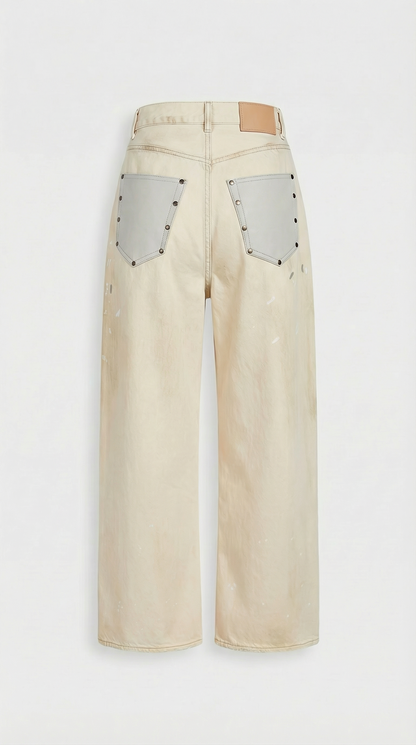 Dona - Structural Wide-Leg Jeans