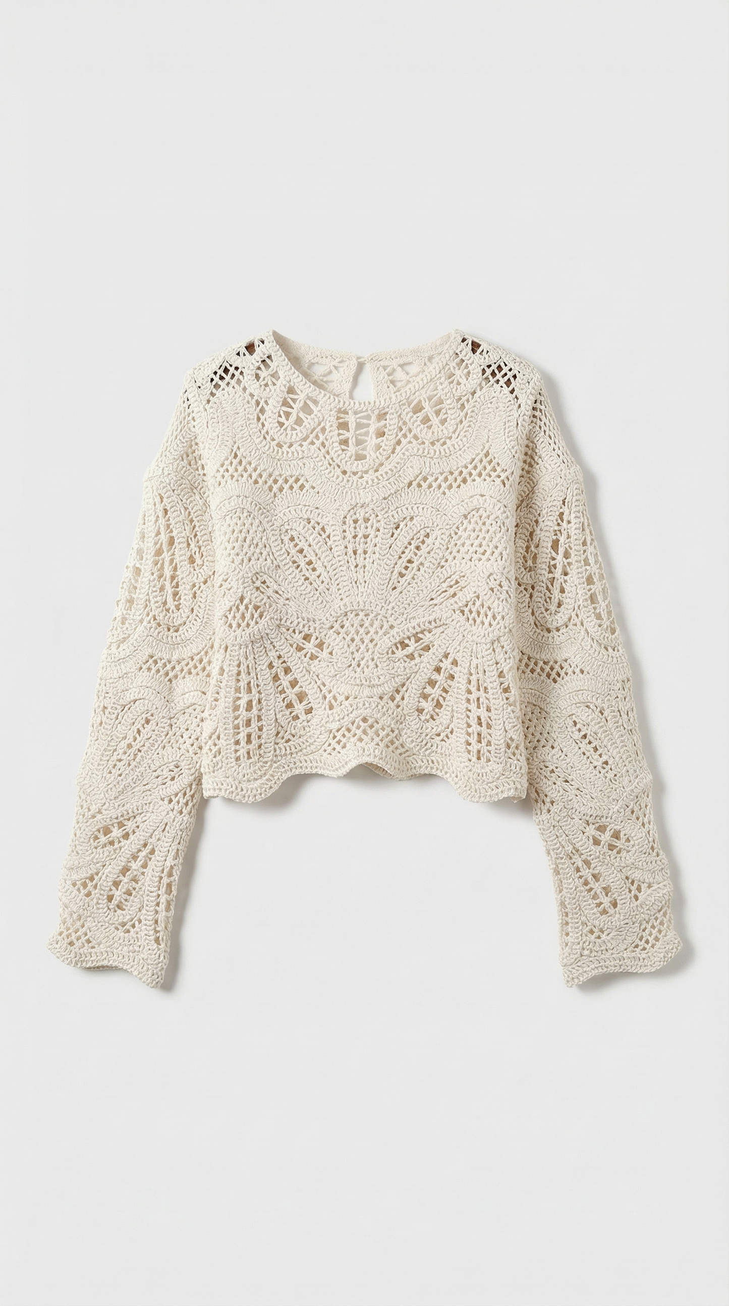 Zeka - Artisanal Crochet Lace Top