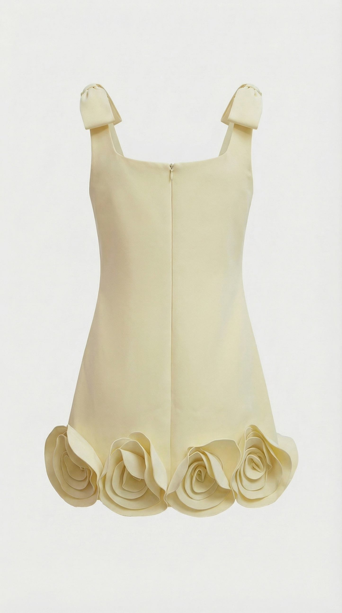 Rosa - 3D Floral Hem Mini Dress