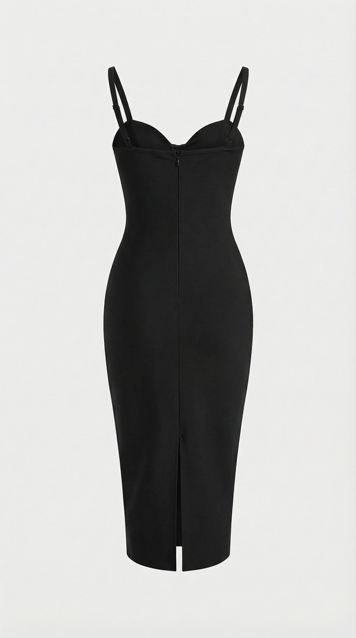 Zuno - Crystal-Embellished Bustier Midi Dress