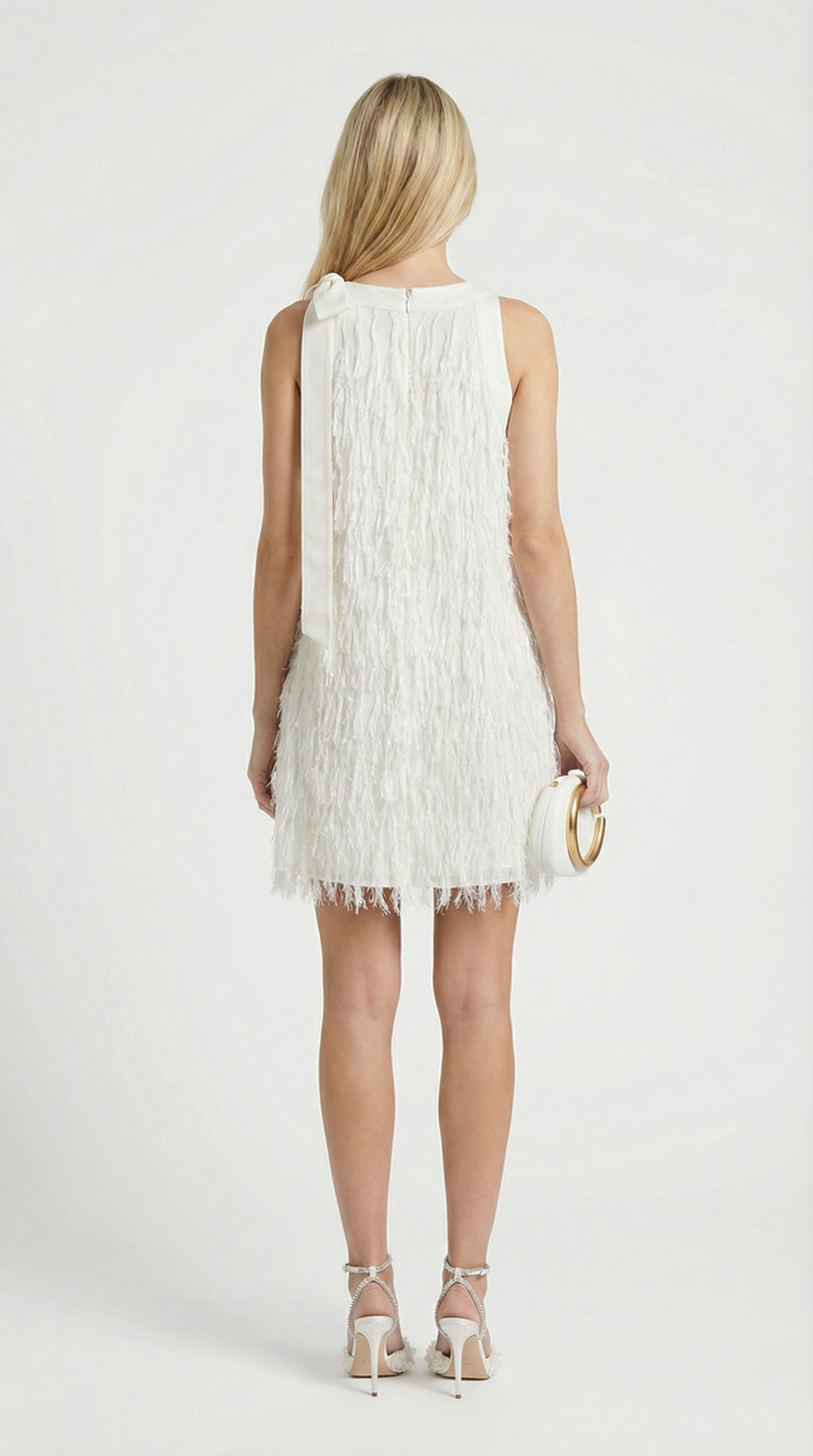Ery - Fringed Sleeveless Party Dress