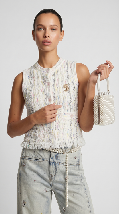 Dana - Crystal-Embellished Wide-Leg Jeans