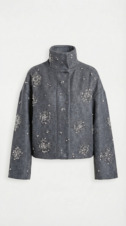 Sira - Soft Touch Wool-Blend Jacket