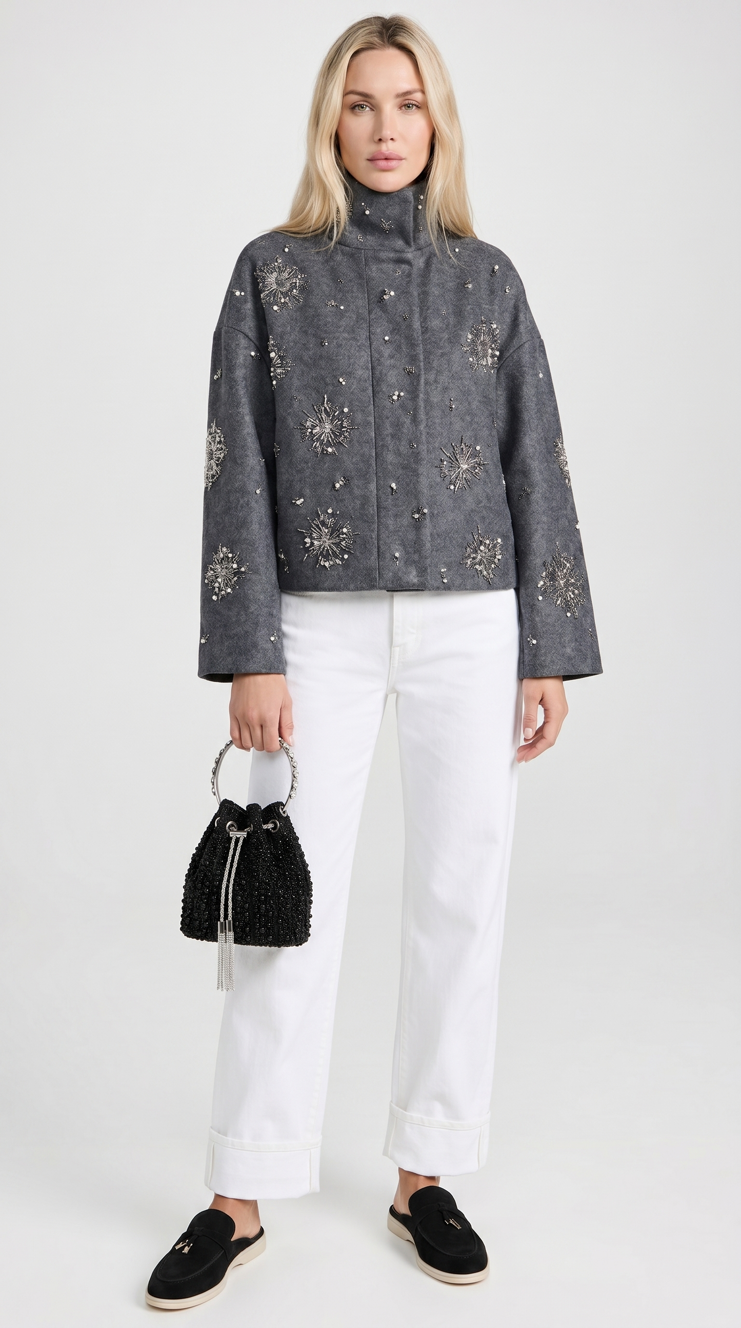 Sira - Soft Touch Wool-Blend Jacket