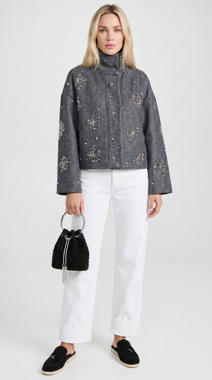 Sira - Soft Touch Wool-Blend Jacket
