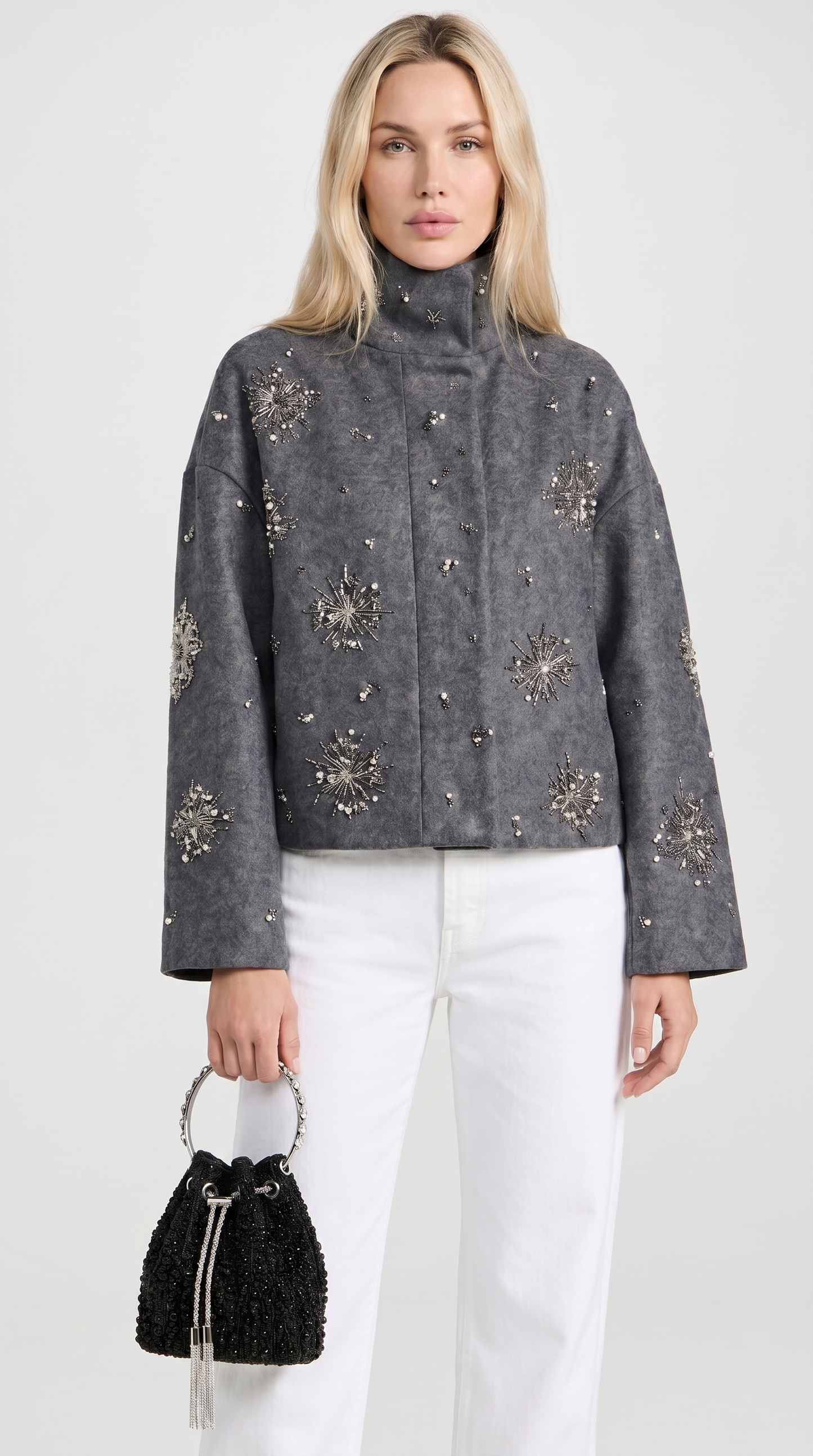 Sira - Soft Touch Wool-Blend Jacket