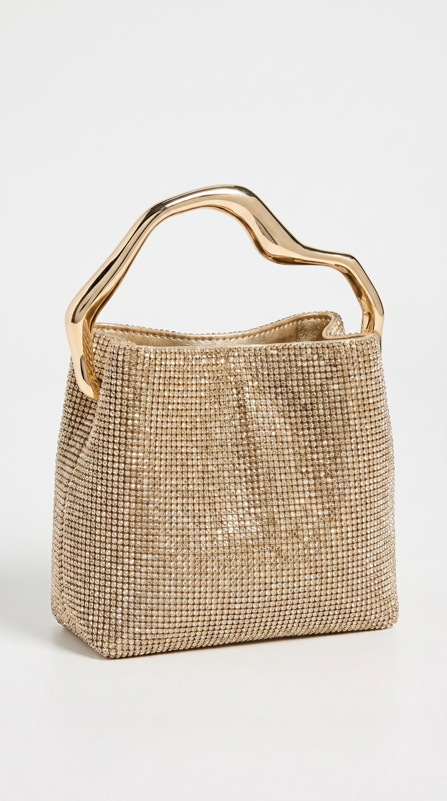 Ciel - Crystal-Encrusted Mesh Handle Bag