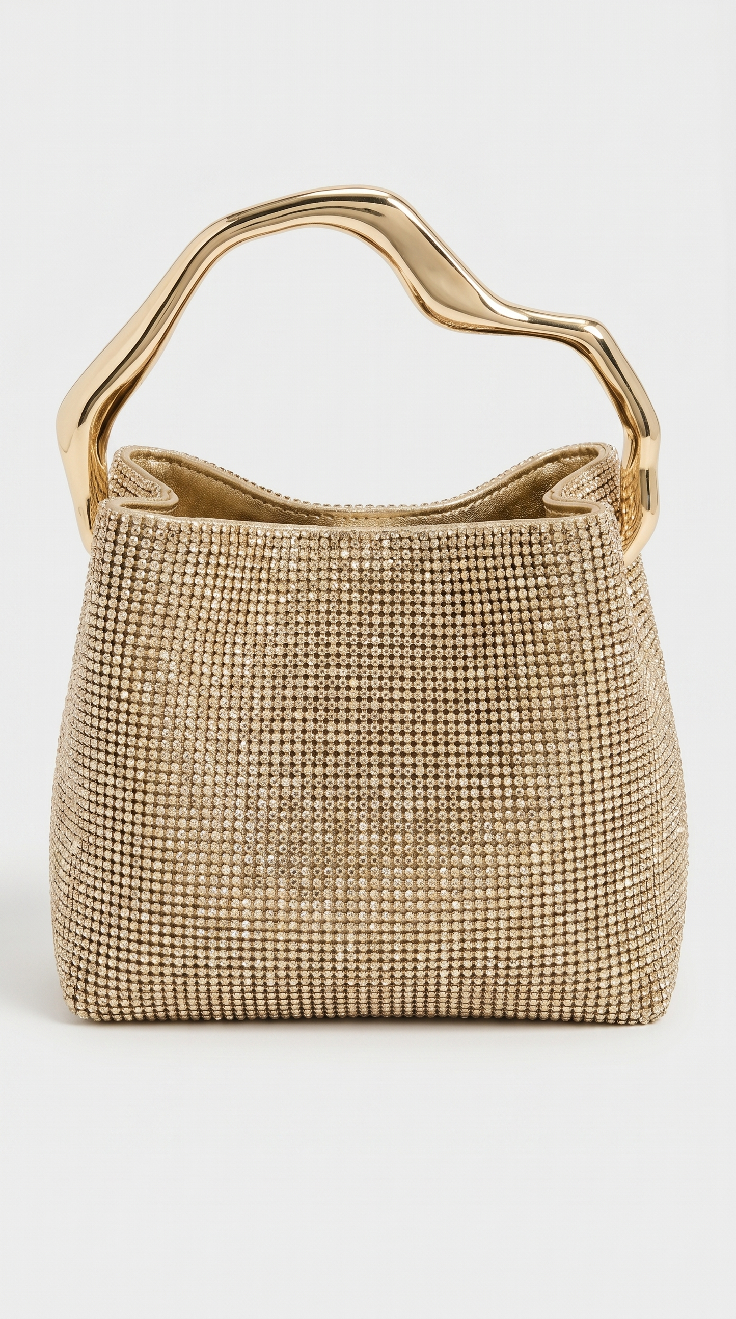 Ciel - Crystal-Encrusted Mesh Handle Bag