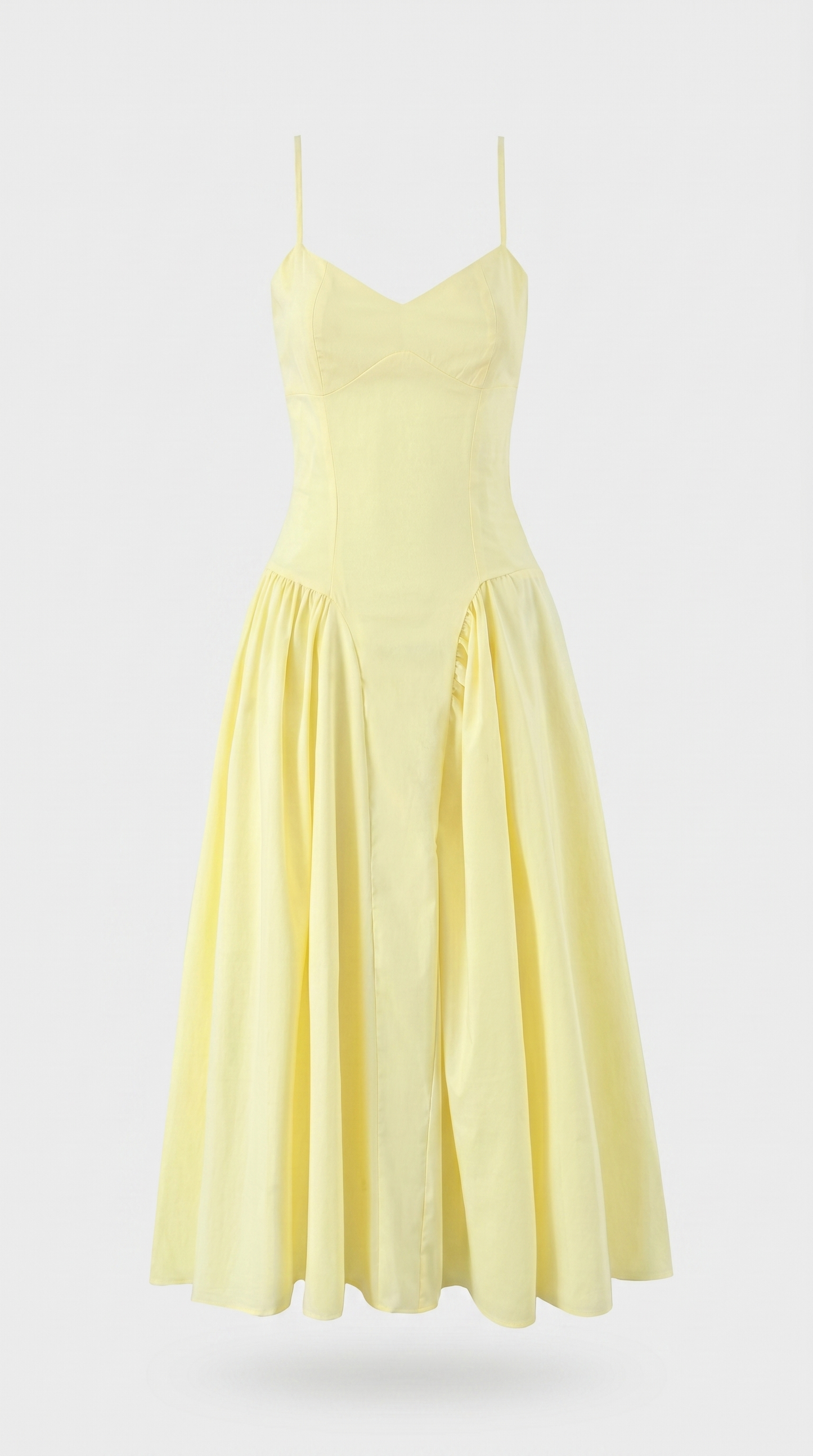 Tesa - Bodice Pleated Midi Dress