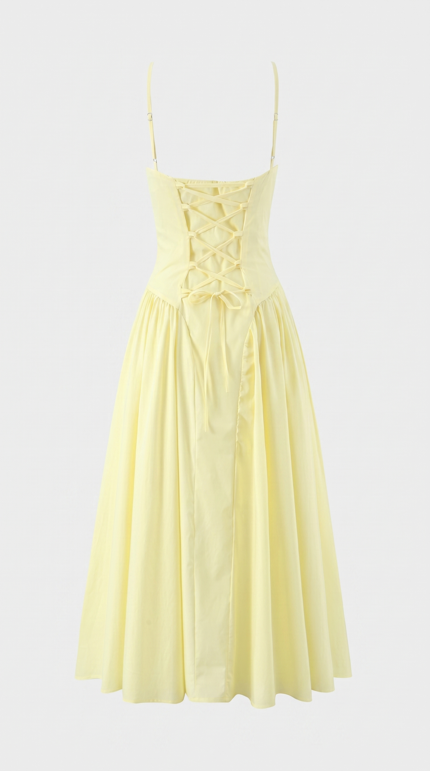 Tesa - Bodice Pleated Midi Dress