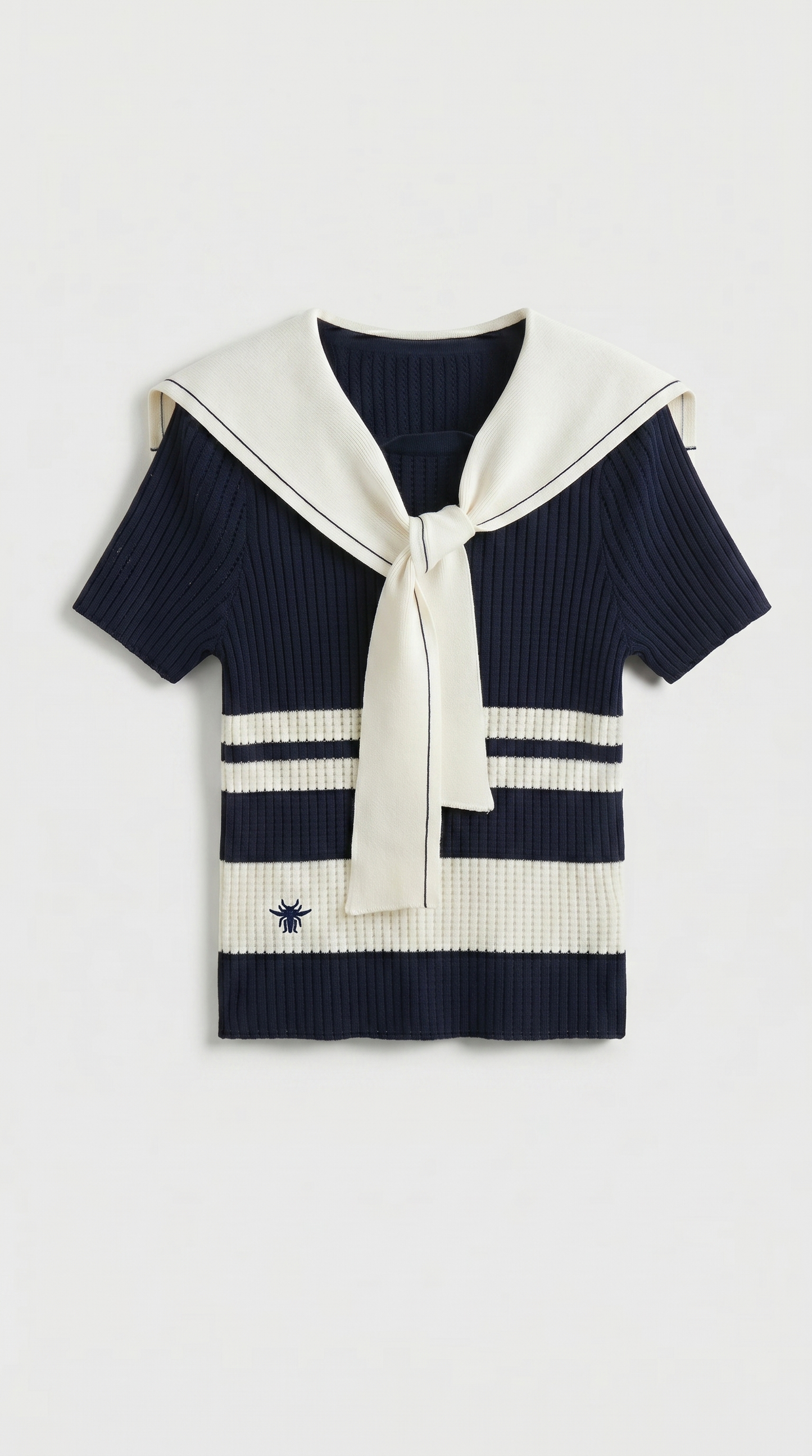 Lure - Nautical Striped Knit Top