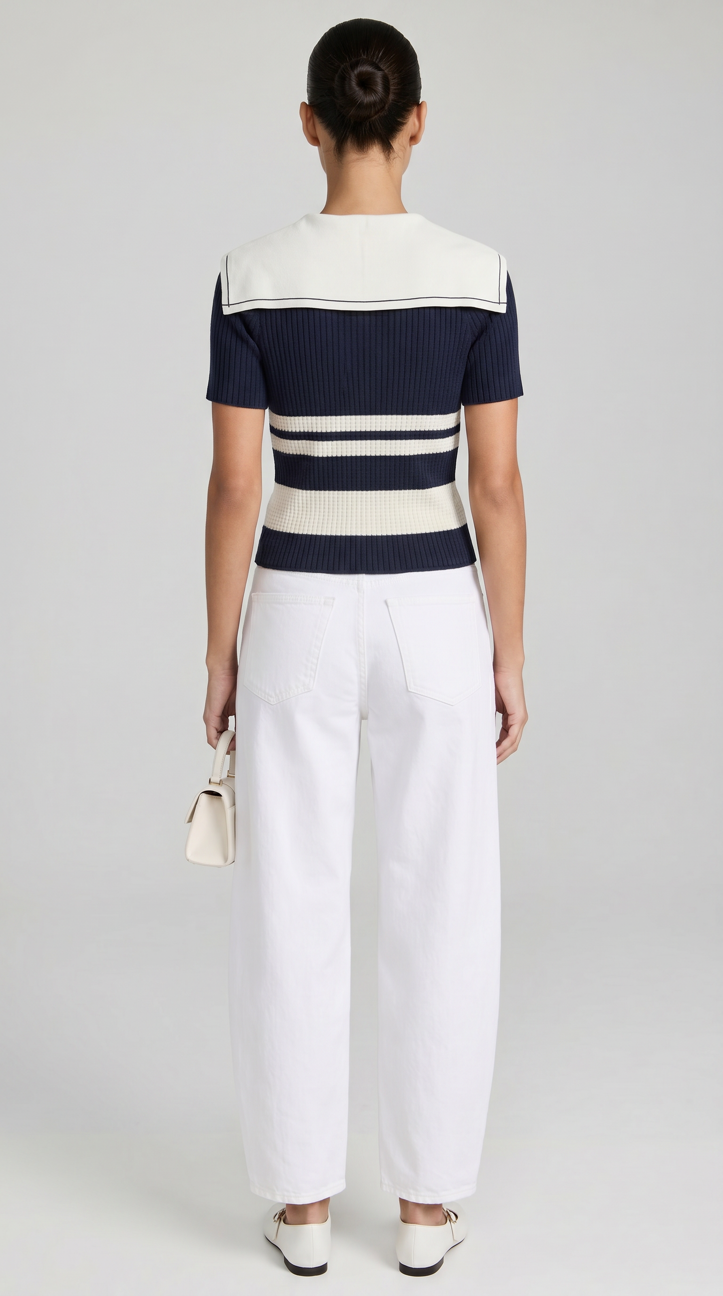 Lure - Nautical Striped Knit Top