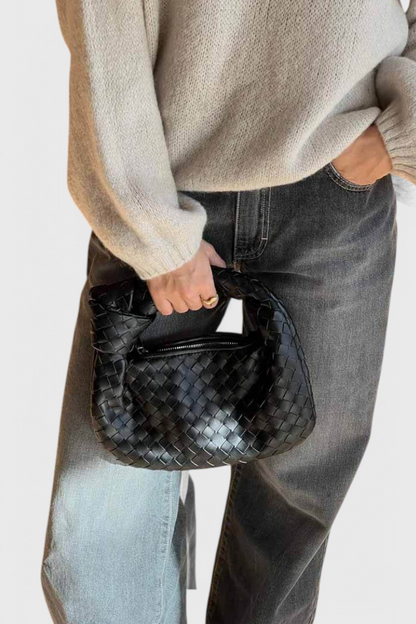 Sage | Mini borsa a tracolla intrecciata