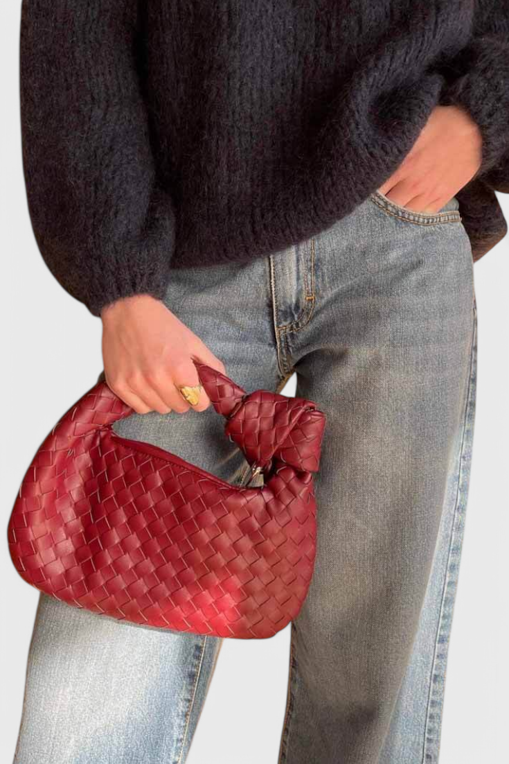 Sage | Mini borsa a tracolla intrecciata
